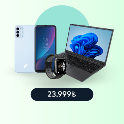 S23 Pro Max 6/256 GB + E19 Dizüstü Bilgisayar + Reefit Akıllı Saat resmi