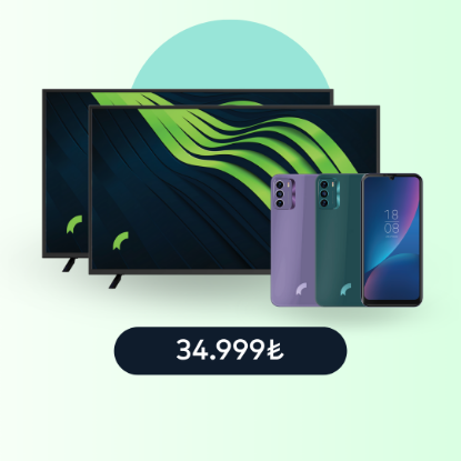 2 Adet S19 Max Pro S + 2 Adet Reeder 43" TV resmi