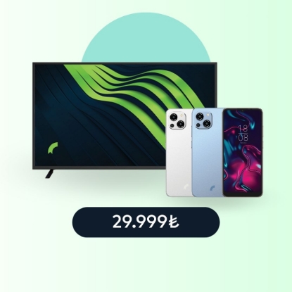 2 Adet S23 Pro Max 6/256 GB + Reeder 55" TV resmi