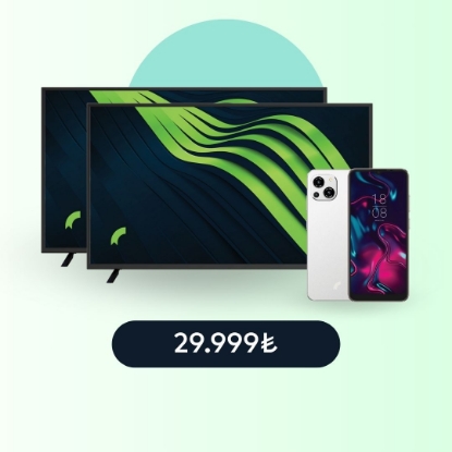 S23 Pro Max 6/256 GB + Reeder 43" TV + Reeder 55" TV resmi
