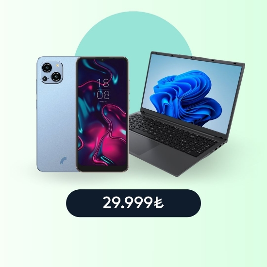 D19 Dizüstü Bilgisayar + S23 Pro Max 6/256 GB resmi